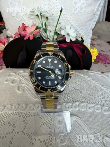 Rolex Нов Мъжки Часовник с Кварцов Механизъм Ролекс 