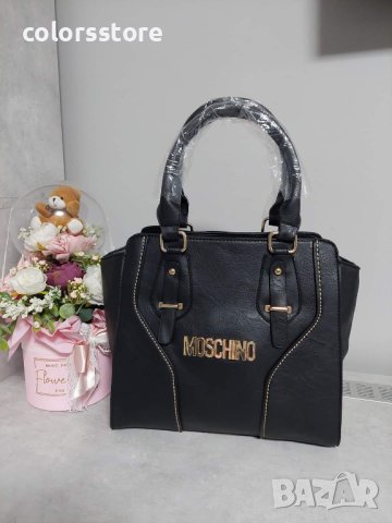 Черна чанта Moschino   код SG92, снимка 3 - Чанти - 35084530