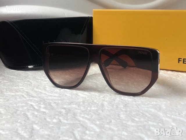 Fendi 2022 дамски слънчеви очила маска с лого, снимка 5 - Слънчеви и диоптрични очила - 37969365