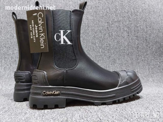 Дамски зимни боти Calvin Klein код 21, снимка 2 - Дамски ежедневни обувки - 38411778