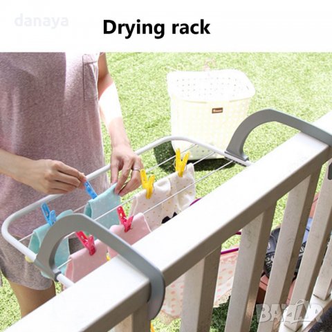 3398 Сушилник за дрехи за радиатор или балкон, снимка 4 - Сушилници - 39403156