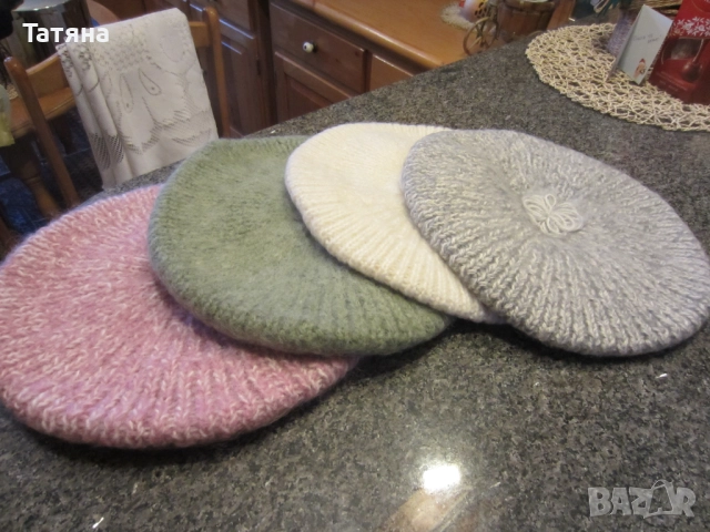 ТАКЕ  кожа; ръчно плетиво;, снимка 6 - Шапки - 12553385