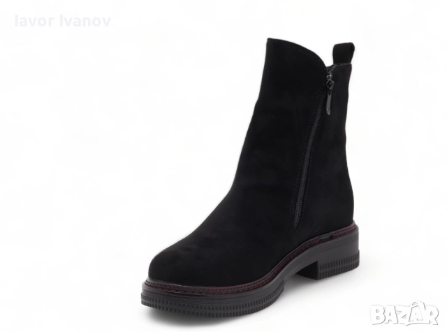 Дамски топли боти от велур - НИСКА ЦЕНА - ВИСОКА КАЧЕСТВО, снимка 6 - Дамски боти - 51641913