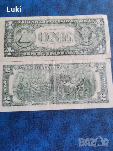 1 и 2 $ САЩ (USA), снимка 4 - Нумизматика и бонистика - 32385344