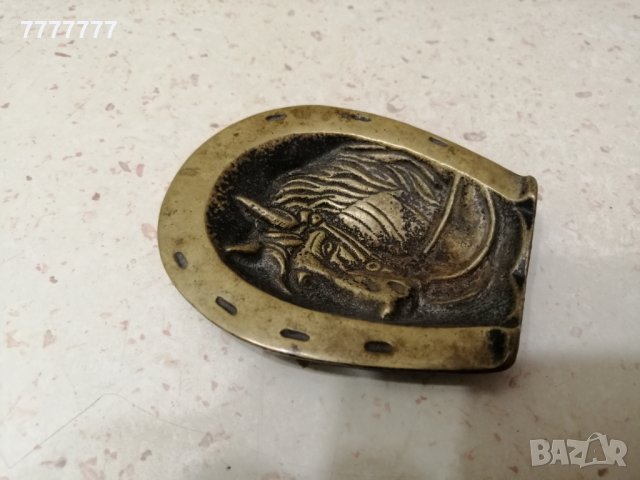Старинен бронзов пепелник, снимка 3 - Антикварни и старинни предмети - 27905074