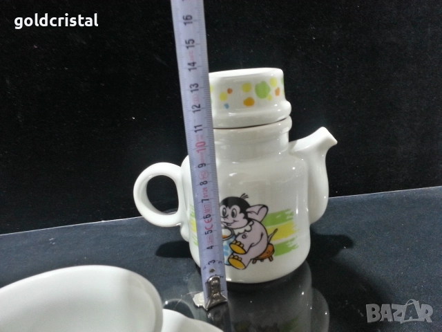 Стар български порцелан детски комплект , снимка 7 - Антикварни и старинни предмети - 52957809