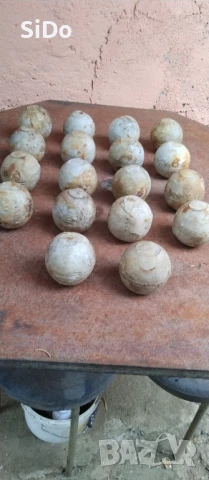 18 бр.отляти бели топки тип камък с размери:5-5-5см, снимка 2 - Други - 51024339