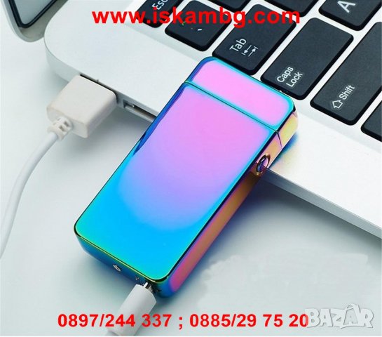Слим USB плазмена запалка - модел 607, снимка 15 - Друга електроника - 26835392