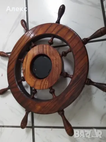 Френски барометър корабно кормило., снимка 4 - Други ценни предмети - 50046550