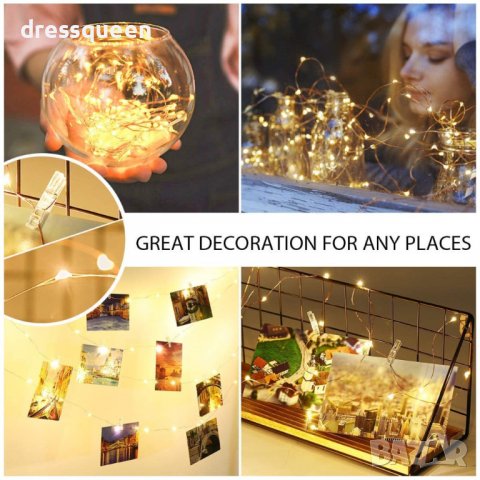 3812 Щипки за снимки с лед осветлние, снимка 4 - Други стоки за дома - 39725613