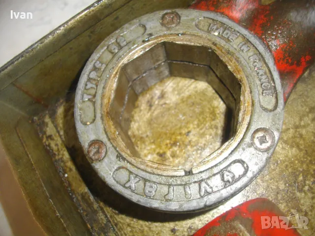 VIRAX ФРЕНСКА ВИНТОНАРЕЗКА ВИНТОРЕЗ ПЛАШКА ПАФТА ЗА НАПРАВА НА РЕЗБИ НА МЕТАЛНИ ВОДОПРОВОДНИ ТРЪБИ, снимка 12 - Други инструменти - 48268645