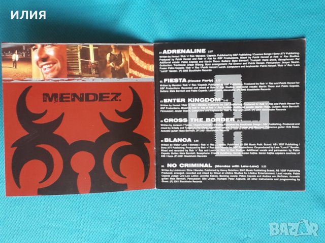 Mendez – 2002 - Adrenaline(Hip Hop,Latin), снимка 2 - CD дискове - 43850468