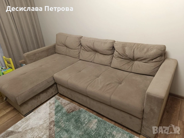 Диван с място за съхранение , снимка 2 - Дивани и мека мебел - 53049022