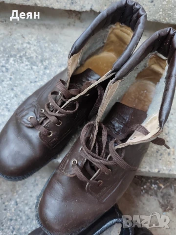 Стари ретро кожени обувки България , снимка 4 - Други - 51368900
