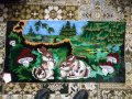Пано картина гоблен ковьор за стена кавьор килим 123 см на 63 см !