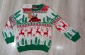 Нов коледен пуловер за момче р 116-122