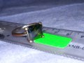 СТАР СКЪПОЦЕНЕН МЕДЕН ПРЪСТЕН с РЯДЪК ЮВЕЛИРНО ФАСЕТИРАН КРАСИВ КАМЪК СИНЬО-ЗЕЛЕН ОЛИВИН 37005, снимка 9