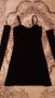 Малка черна кадифена рокличка  с ръкави- Little Black Dress, снимка 1