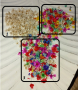 100 бр миниатюрни Сухи сушени цветя декоративни декорация за нокти маникюр бижута и сапун смола