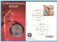 НУМИЗМАТИЧЕН ПЛИК С МОНЕТА (Numisbrief) - ГДР, снимка 1 - Нумизматика и бонистика - 43285270