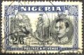 Клеймована марка Крал Джордж VI , Пейзаж 1942 от  Нигерия, снимка 1 - Филателия - 37949148