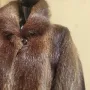Кожено палто бобър естествена кожа, снимка 3