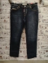 Icon 2- леко стеснени дънки, тъмни, опушени, изчистени, плътен деним с еластан, по-къси, снимка 2