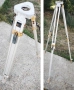 алуминиев стенд за оптичен нивел (стойка) тринога трипод, снимка 2