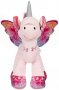 Плюшен розов еднорог с многоцветни крила,30х16х41 см, снимка 2