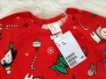Коледен комплект H&M 3-6-9-12-18-24 месеца, снимка 4