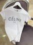 Дамска бяла тениска Celine кодVL113R