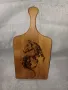 Ръчно пирографирана дъска за мезе "Кон", снимка 1