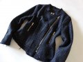 OUI Jacket Suit Made in Italy Дамско Яке Сако в Байкър Стил Размер S Ново, снимка 5