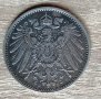 Германия 1 марка 1914 буква Е  д24, снимка 2