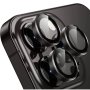 Цветен протектор за Камера iPhone 15 Plus, Черен