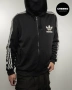 ADIDAS суичър с цип и качулка • Track Top – размер XL – Отлично състояние, снимка 3