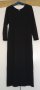 Класическа дълга черна рокля на PlЕIN FUTUR, снимка 1 - Рокли - 42935935
