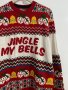 Макси разкошна еластична мека и топла Коледна блуза – 100 % акрил, снимка 2