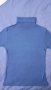 Поло с къс ръкав син цвят, снимка 1 - Блузи с дълъг ръкав и пуловери - 26601421