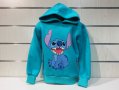 Нов мъжки суичър с дигитален печат Стич (Stitch) в зелен цвят, снимка 5