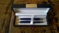 химикалка и молив сребро и синьо, комплект луксозен, снимка 2