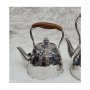  Чайник от неръждаема стомана с финна цедка,Haus Roland,Индукционно дъно-1л , снимка 3