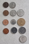 Канада. 1,5, 10, 25 цента  и 1 долар . 12 бр. различни до една монети.
