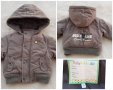 Зимно яке за бебе 6-9 месеца, снимка 1 - Бебешки якета и елеци - 34661001