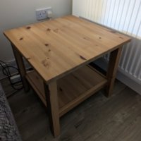 Холна маса 90Х90, HEMNES, Икеа, снимка 4 - Маси - 40379874