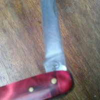 Стар джобен нож на сърп и чук - Габрово, снимка 3 - Ножове - 39055829