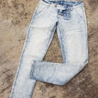 Двулицеви дънки Denim с принт цветя две лица, снимка 14 - Дънки - 31144248