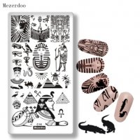 Mezerdoo c16 Египет плочка / щампа шаблон за печат на нокти маникюр, снимка 1 - Продукти за маникюр - 28458521
