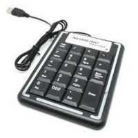 Клавиатура USB числова Digital One SP00170 черна тиха 18 клавиша Numerical Keypad, снимка 3 - Клавиатури и мишки - 32316752