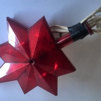 за Коледна елха  червена пластмасова електрическа звезда, снимка 10 - Колекции - 40124312